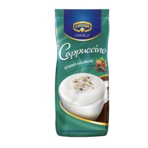 KRÜGER FAMILY Cappuccino Schoko-Goldnuss – napój kawowy instant o smaku czekoladowo-orzechowym 500 g (02.2027r)