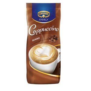 KRÜGER FAMILY Cappuccino Schoko – napój kawowy w proszku o smaku czekoladowym 500 g (08.2027r)