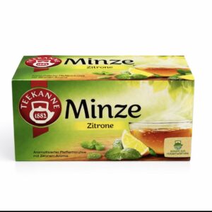 TEEKANNE Minze-Zitrone – herbata miętowa z aromatem cytrynowym (20 x 1,5 g)