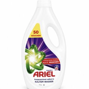 Ariel Color+ – płyn do prania tkanin kolorowych, 2,25 l (ok. 50 prań)
