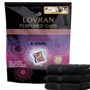 Lovran kapsułki do prania koloru i czarnego 33szt w opak. 594g