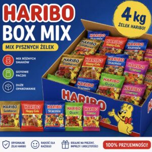 HARIBO Mix Box 4 kg – zestaw różnych żelek